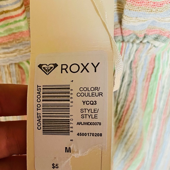 NWT Roxy dress with criss cross back - Picture 3 of 3